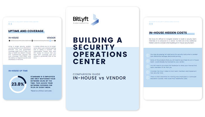 In-House vs Outsourced SOC Cost Comparison Guide | BitLyft